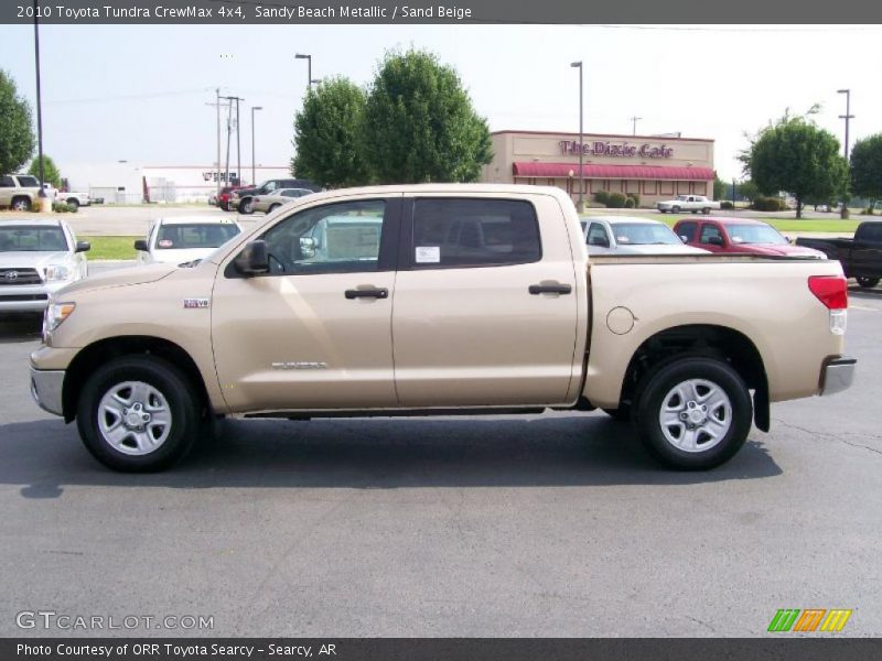 Sandy Beach Metallic / Sand Beige 2010 Toyota Tundra CrewMax 4x4