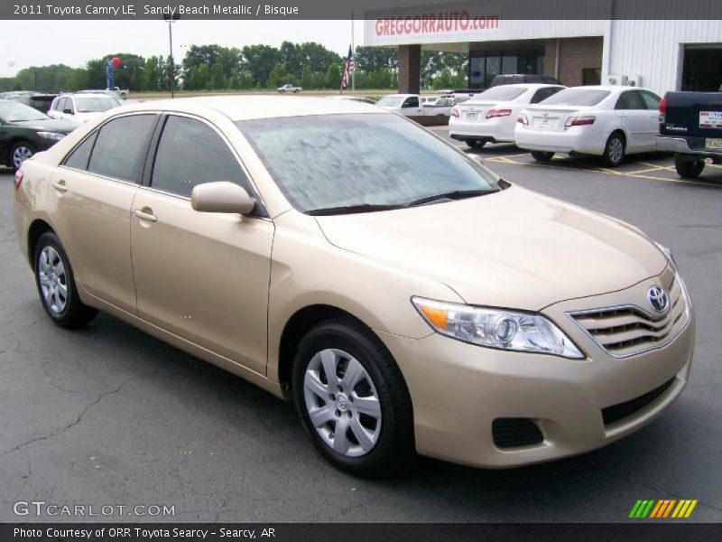 Sandy Beach Metallic / Bisque 2011 Toyota Camry LE