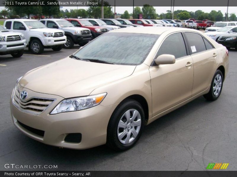 Sandy Beach Metallic / Bisque 2011 Toyota Camry LE