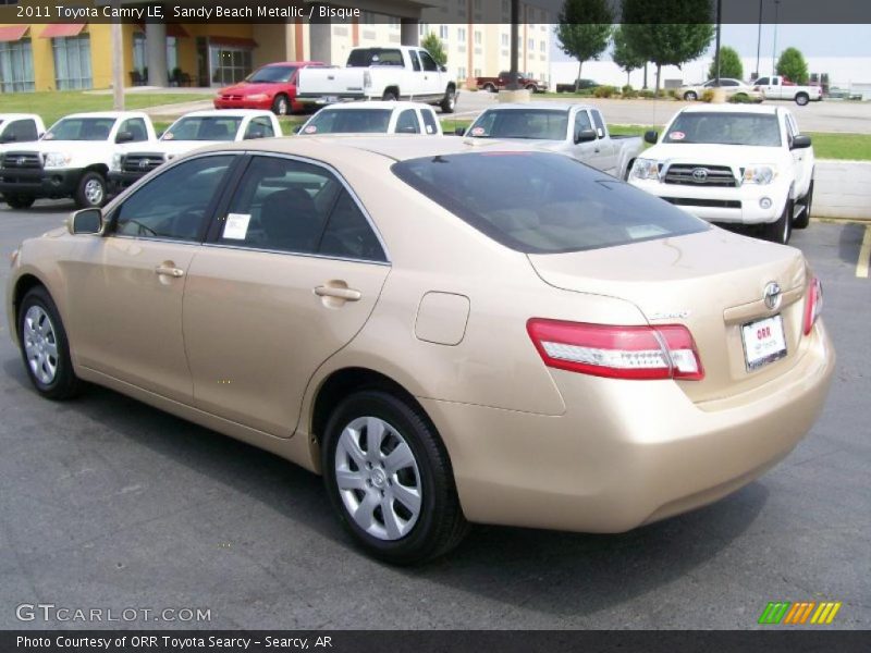 Sandy Beach Metallic / Bisque 2011 Toyota Camry LE