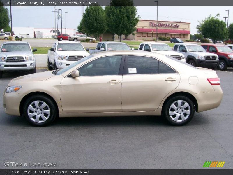 Sandy Beach Metallic / Bisque 2011 Toyota Camry LE