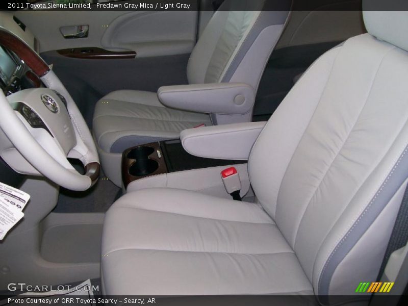 Predawn Gray Mica / Light Gray 2011 Toyota Sienna Limited