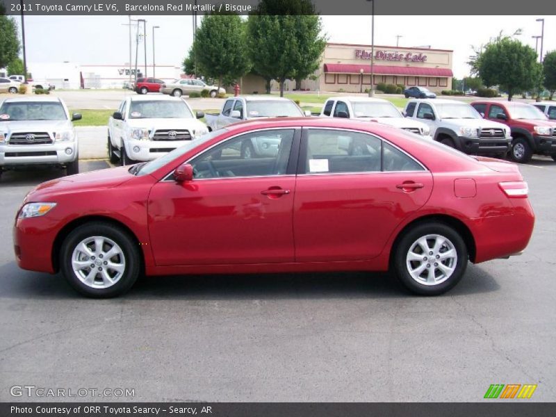 Barcelona Red Metallic / Bisque 2011 Toyota Camry LE V6
