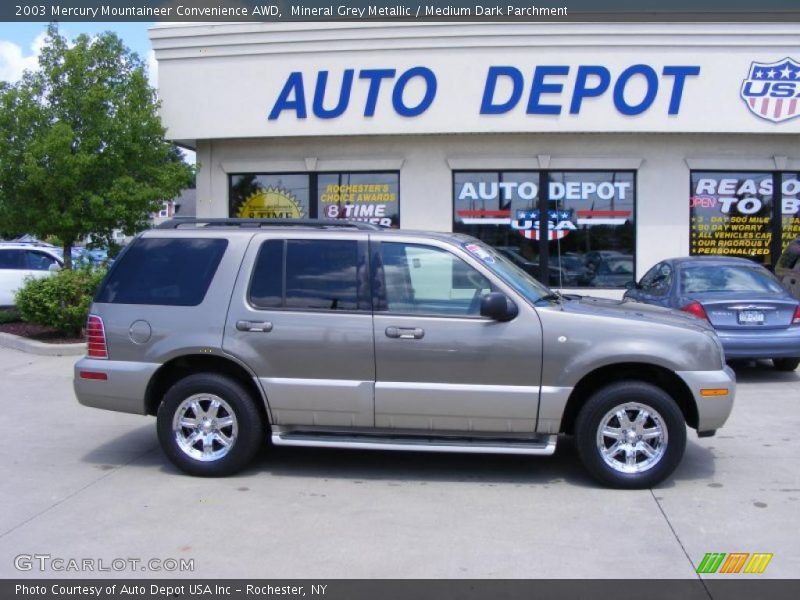 Mineral Grey Metallic / Medium Dark Parchment 2003 Mercury Mountaineer Convenience AWD