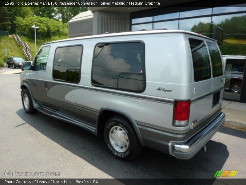 Silver Metallic / Medium Graphite 1999 Ford E Series Van E150 Passenger Conversion