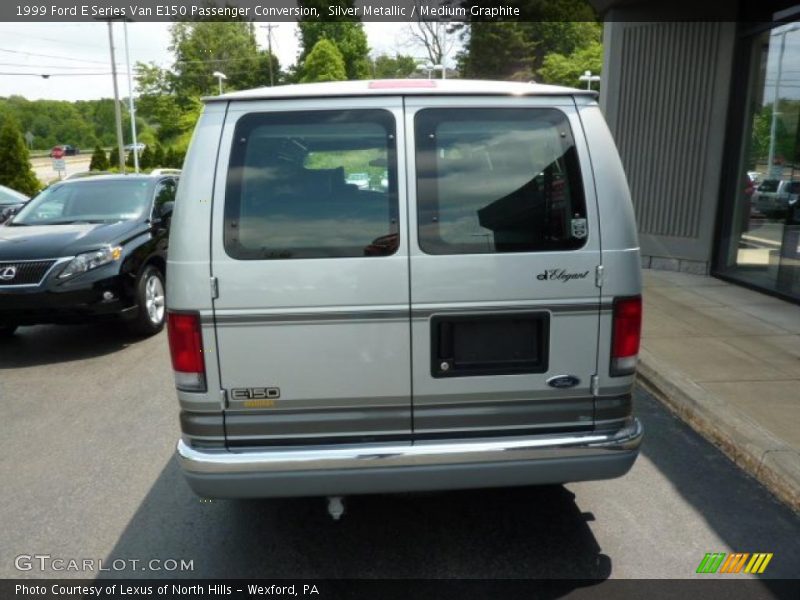 Silver Metallic / Medium Graphite 1999 Ford E Series Van E150 Passenger Conversion