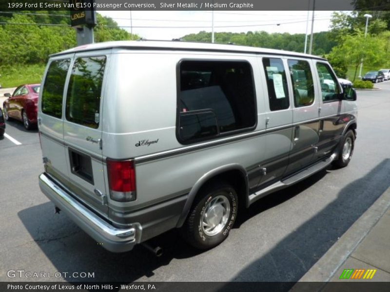 Silver Metallic / Medium Graphite 1999 Ford E Series Van E150 Passenger Conversion
