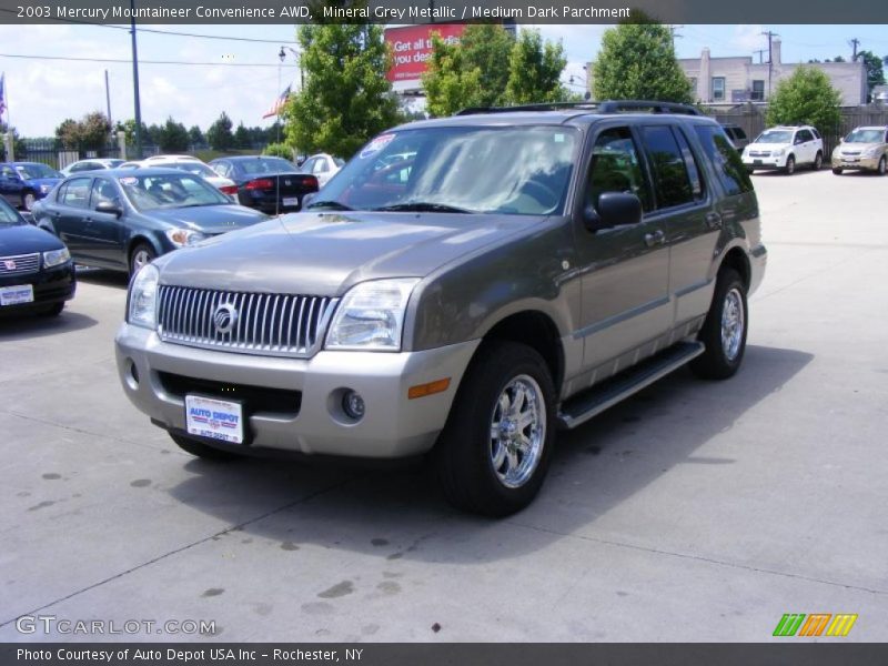 Mineral Grey Metallic / Medium Dark Parchment 2003 Mercury Mountaineer Convenience AWD