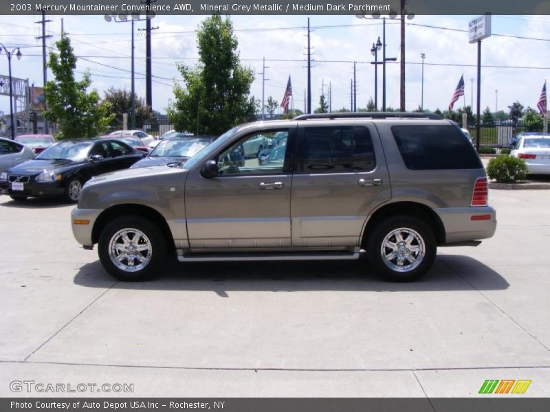 Mineral Grey Metallic / Medium Dark Parchment 2003 Mercury Mountaineer Convenience AWD