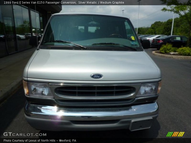 Silver Metallic / Medium Graphite 1999 Ford E Series Van E150 Passenger Conversion
