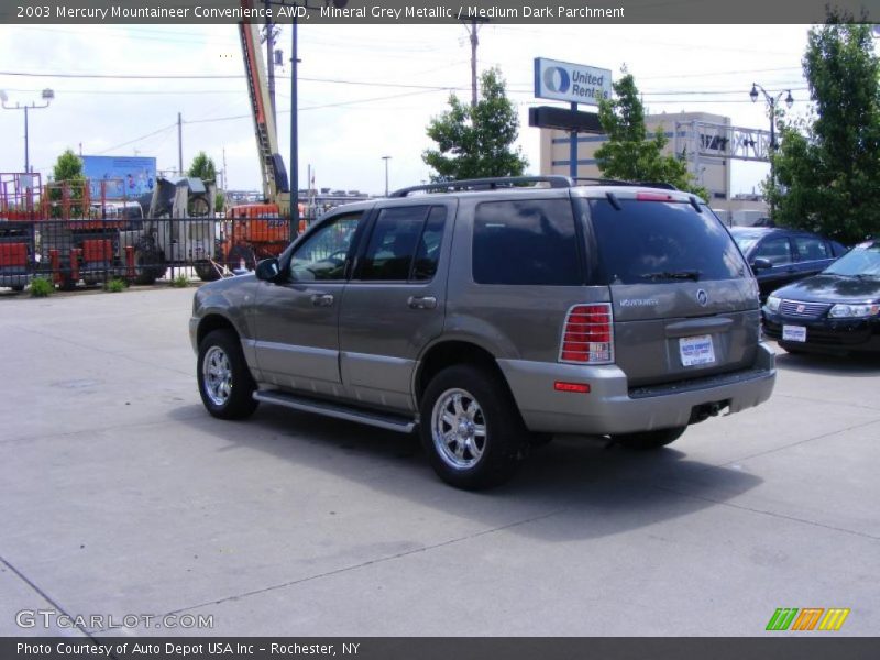 Mineral Grey Metallic / Medium Dark Parchment 2003 Mercury Mountaineer Convenience AWD