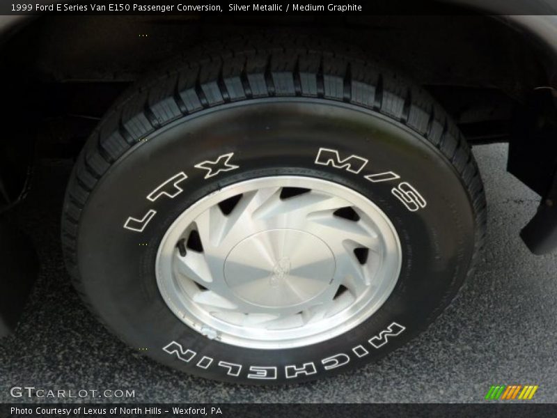 Silver Metallic / Medium Graphite 1999 Ford E Series Van E150 Passenger Conversion