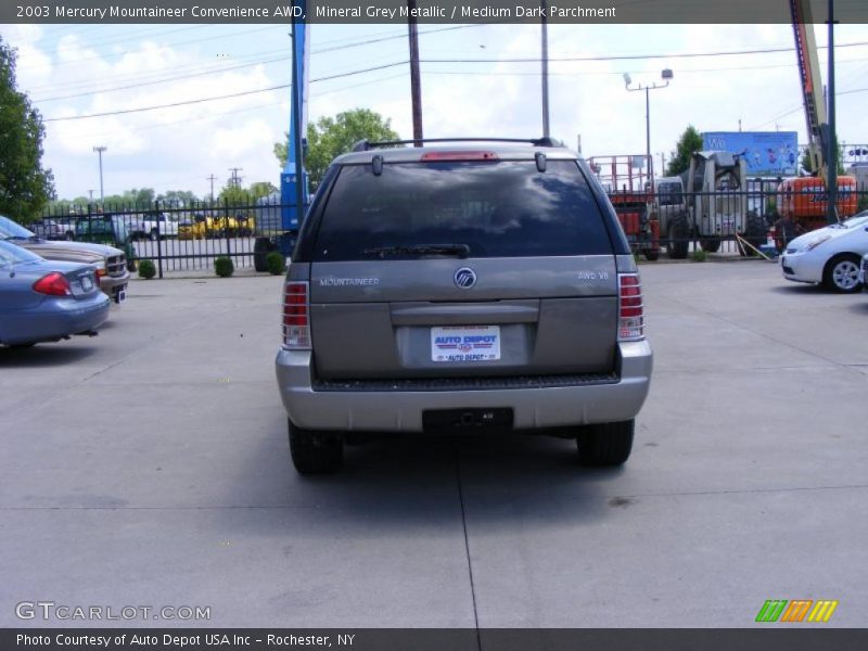 Mineral Grey Metallic / Medium Dark Parchment 2003 Mercury Mountaineer Convenience AWD