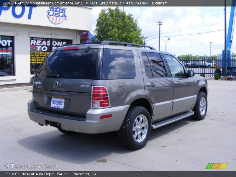 Mineral Grey Metallic / Medium Dark Parchment 2003 Mercury Mountaineer Convenience AWD