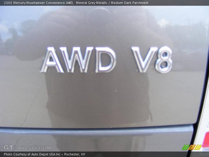 Mineral Grey Metallic / Medium Dark Parchment 2003 Mercury Mountaineer Convenience AWD