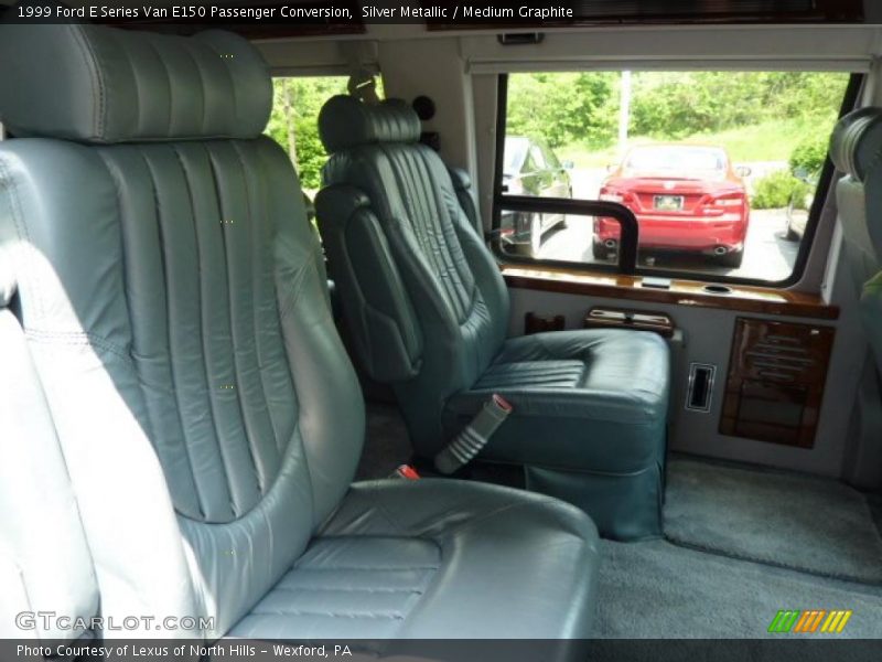Silver Metallic / Medium Graphite 1999 Ford E Series Van E150 Passenger Conversion