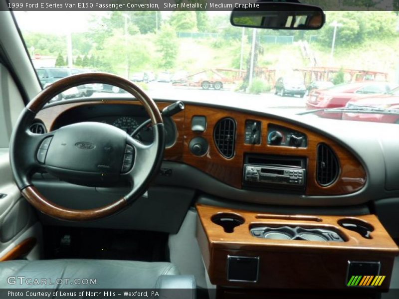 Silver Metallic / Medium Graphite 1999 Ford E Series Van E150 Passenger Conversion