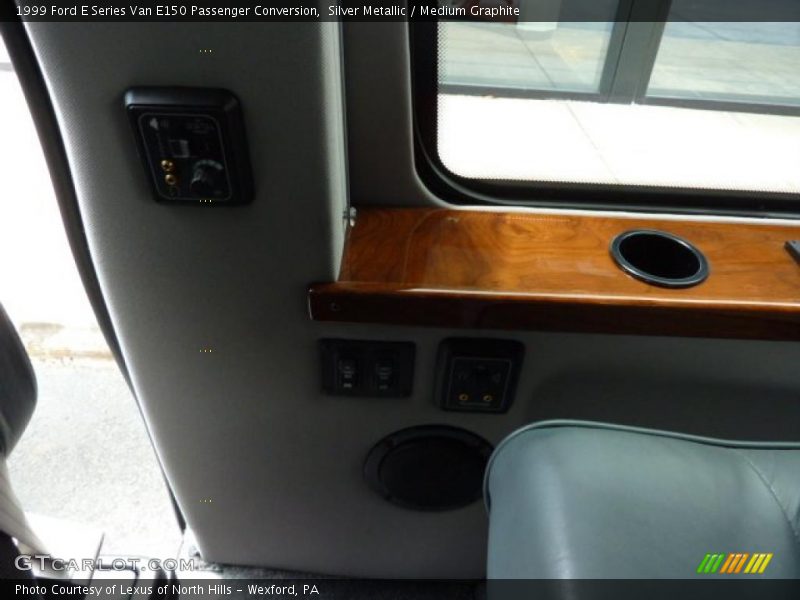 Silver Metallic / Medium Graphite 1999 Ford E Series Van E150 Passenger Conversion