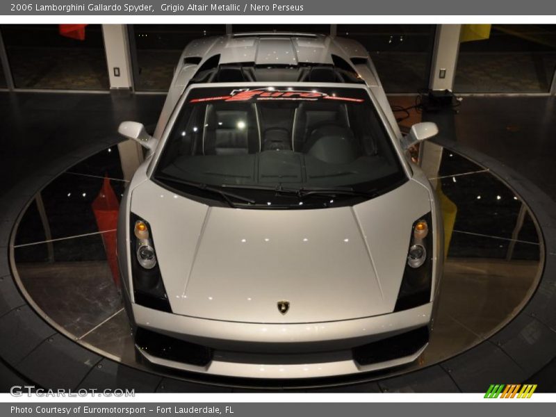 Grigio Altair Metallic / Nero Perseus 2006 Lamborghini Gallardo Spyder