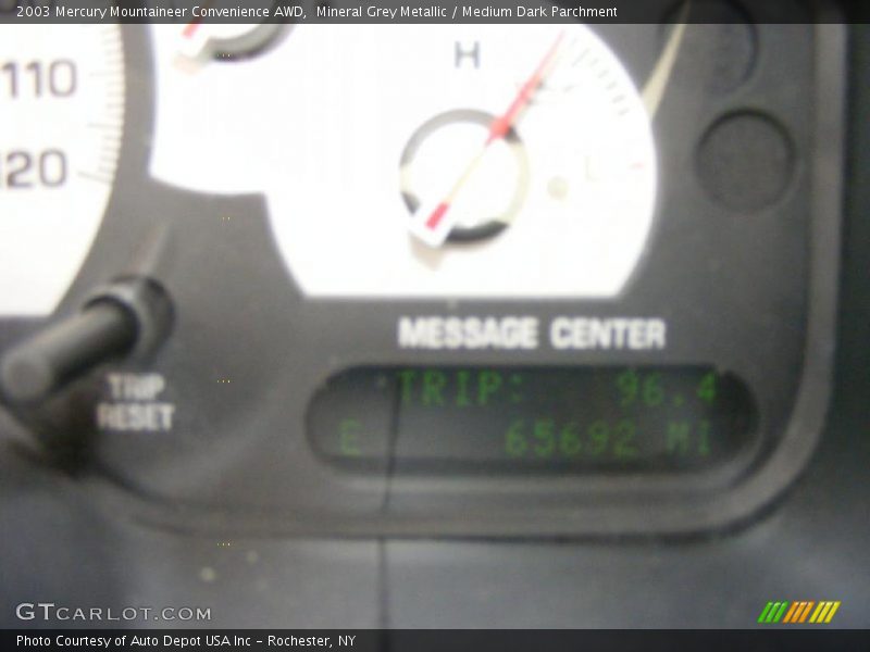Mineral Grey Metallic / Medium Dark Parchment 2003 Mercury Mountaineer Convenience AWD
