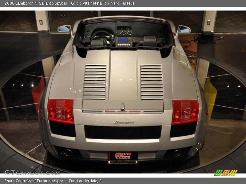 Grigio Altair Metallic / Nero Perseus 2006 Lamborghini Gallardo Spyder
