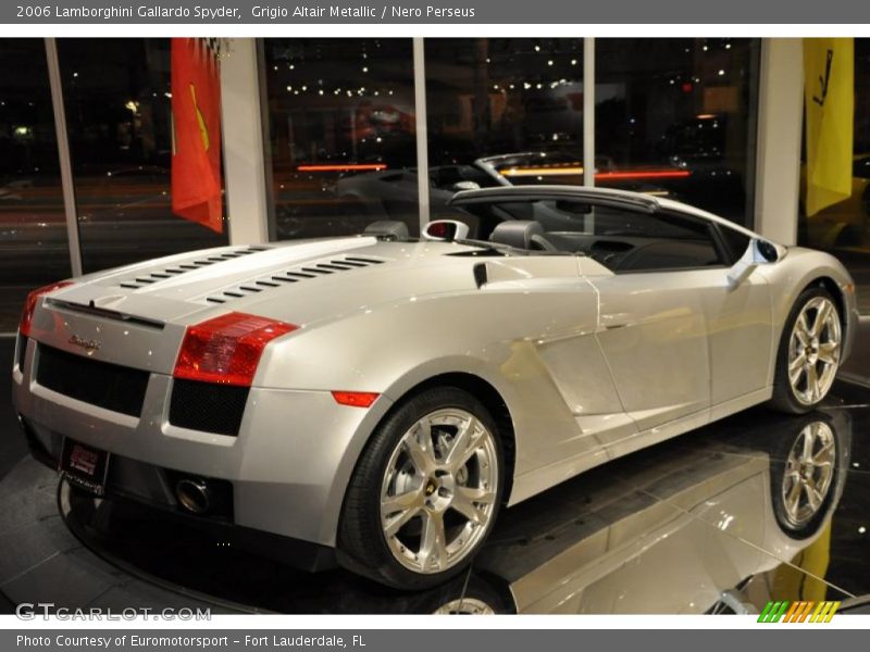 Grigio Altair Metallic / Nero Perseus 2006 Lamborghini Gallardo Spyder