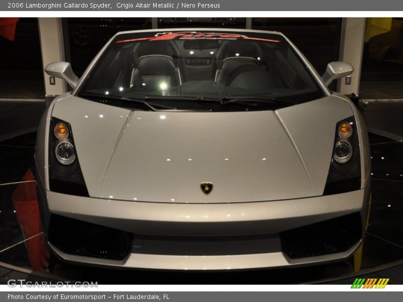 Grigio Altair Metallic / Nero Perseus 2006 Lamborghini Gallardo Spyder