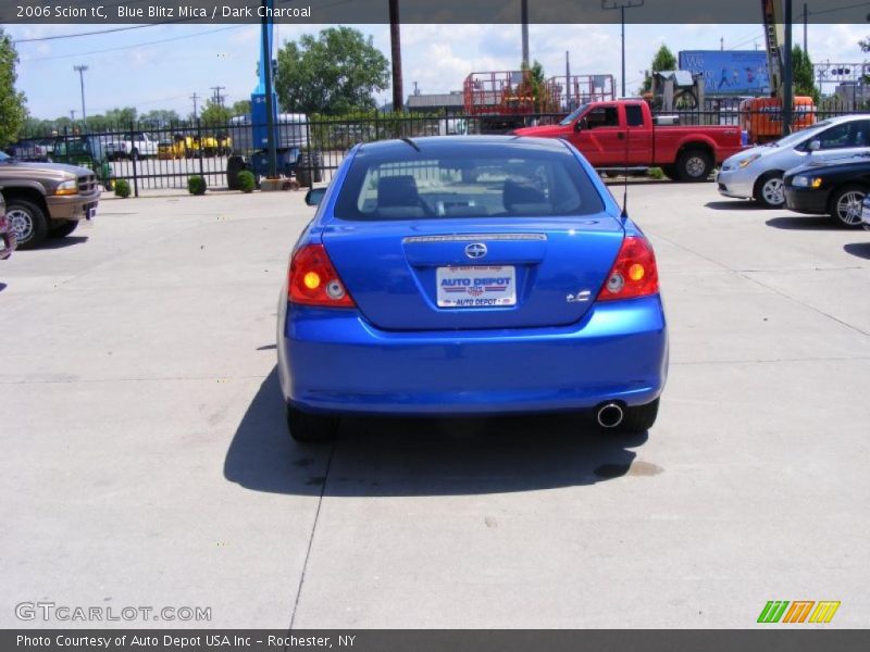 Blue Blitz Mica / Dark Charcoal 2006 Scion tC