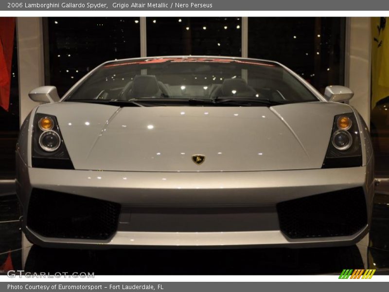Grigio Altair Metallic / Nero Perseus 2006 Lamborghini Gallardo Spyder