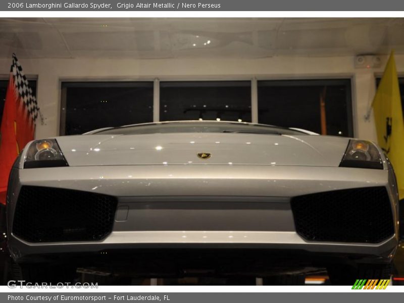 Grigio Altair Metallic / Nero Perseus 2006 Lamborghini Gallardo Spyder