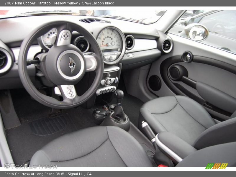 Mellow Yellow / Grey/Carbon Black 2007 Mini Cooper Hardtop