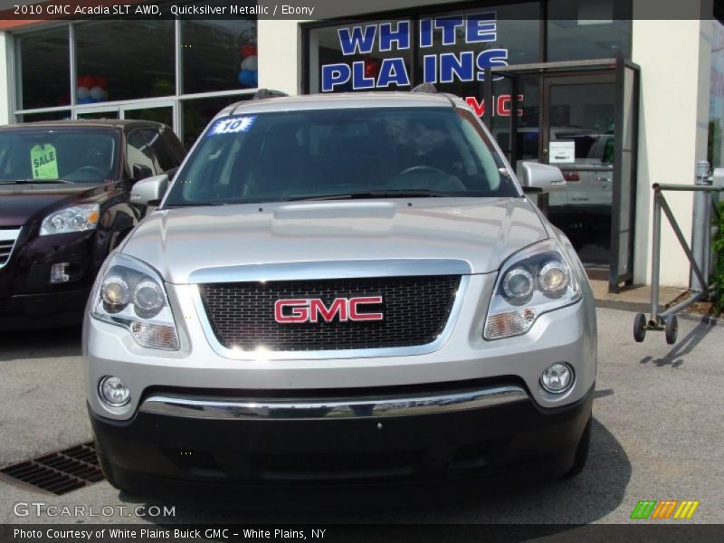 Quicksilver Metallic / Ebony 2010 GMC Acadia SLT AWD