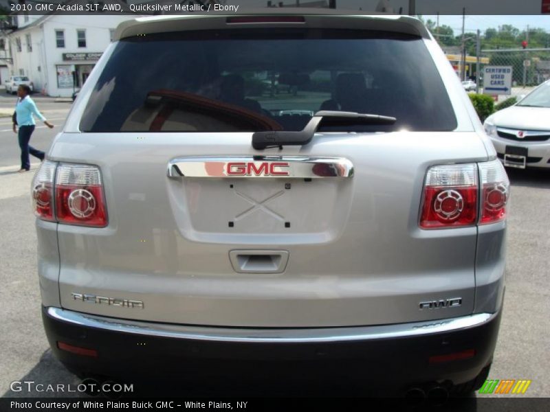 Quicksilver Metallic / Ebony 2010 GMC Acadia SLT AWD