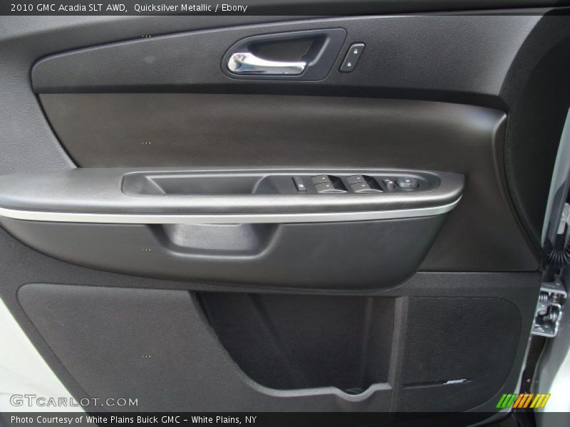Quicksilver Metallic / Ebony 2010 GMC Acadia SLT AWD