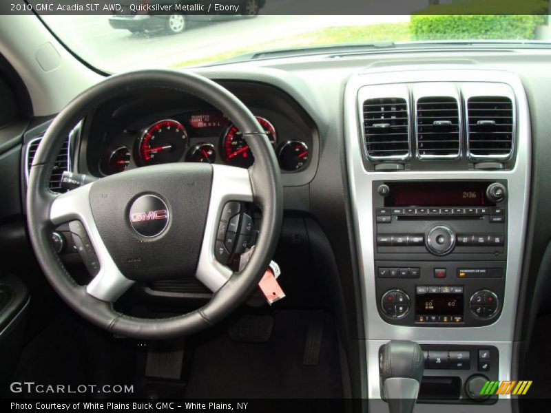 Quicksilver Metallic / Ebony 2010 GMC Acadia SLT AWD