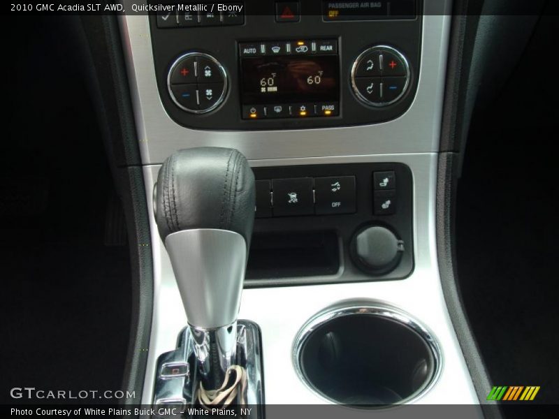 Quicksilver Metallic / Ebony 2010 GMC Acadia SLT AWD