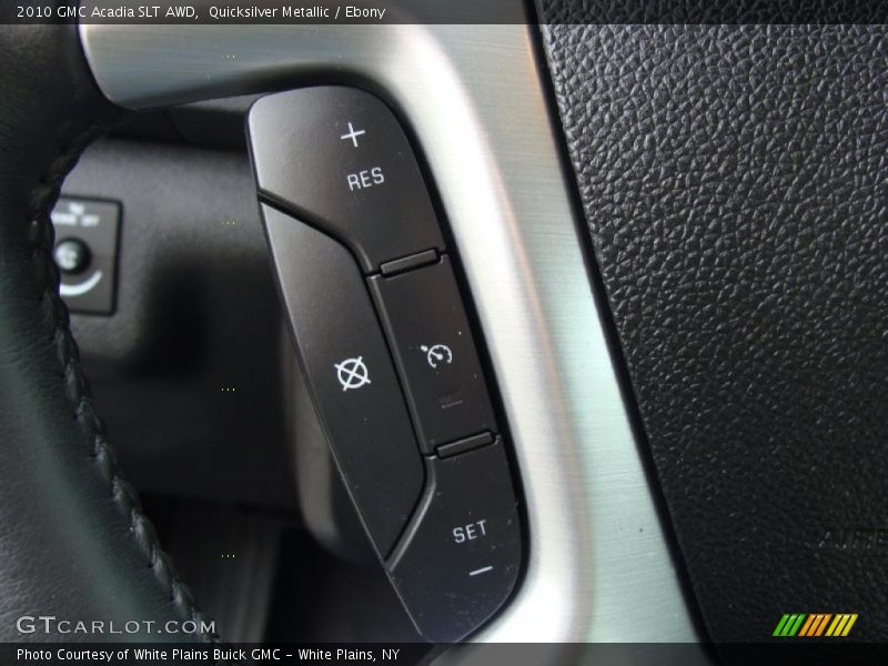 Quicksilver Metallic / Ebony 2010 GMC Acadia SLT AWD