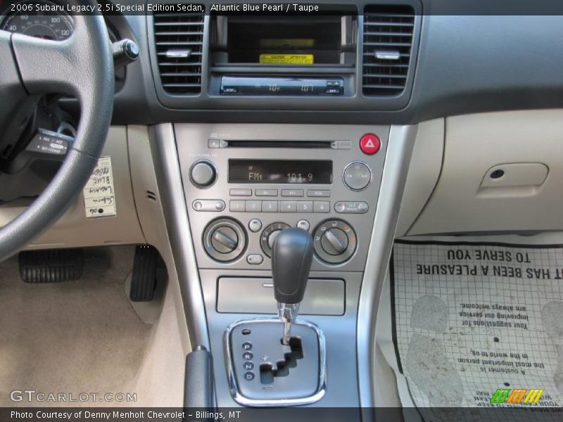 Atlantic Blue Pearl / Taupe 2006 Subaru Legacy 2.5i Special Edition Sedan