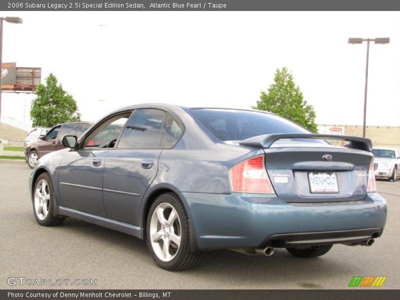 Atlantic Blue Pearl / Taupe 2006 Subaru Legacy 2.5i Special Edition Sedan