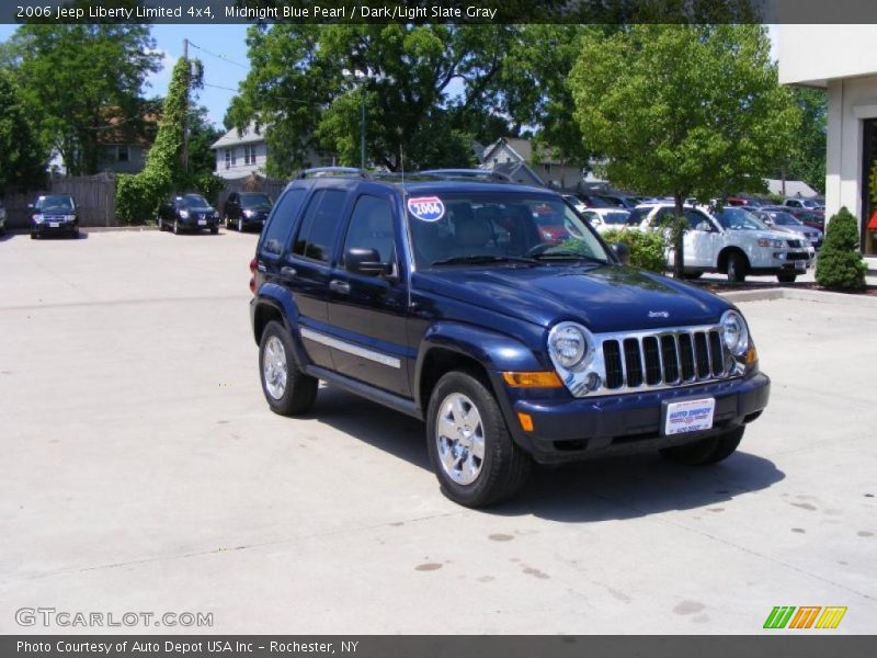 Midnight Blue Pearl / Dark/Light Slate Gray 2006 Jeep Liberty Limited 4x4