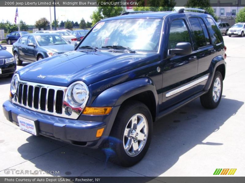 Midnight Blue Pearl / Dark/Light Slate Gray 2006 Jeep Liberty Limited 4x4