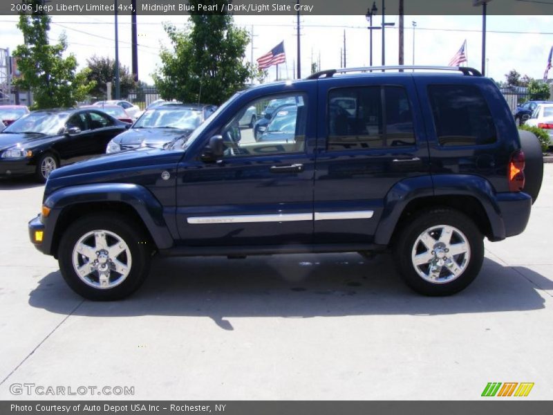 Midnight Blue Pearl / Dark/Light Slate Gray 2006 Jeep Liberty Limited 4x4