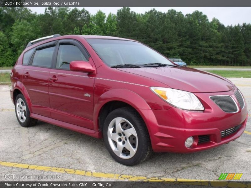 Salsa Red / Graphite 2007 Pontiac Vibe