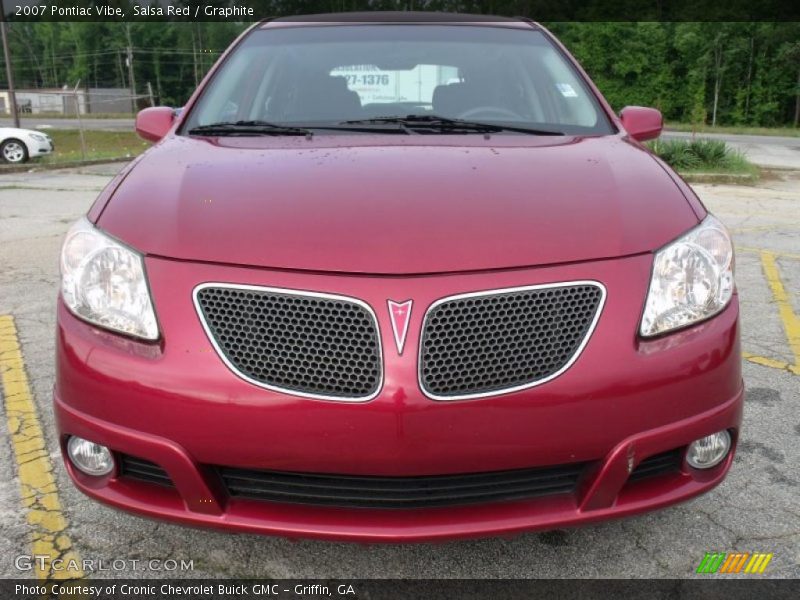 Salsa Red / Graphite 2007 Pontiac Vibe