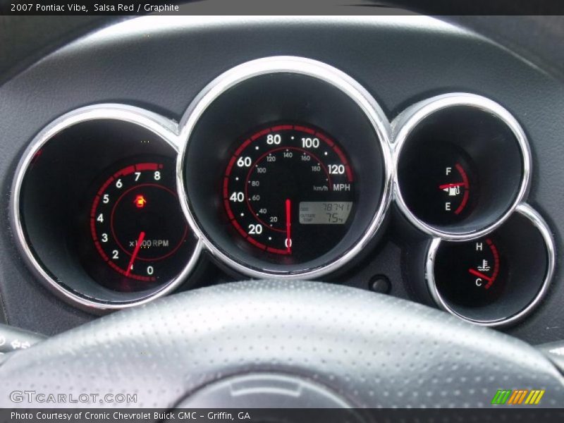 Salsa Red / Graphite 2007 Pontiac Vibe