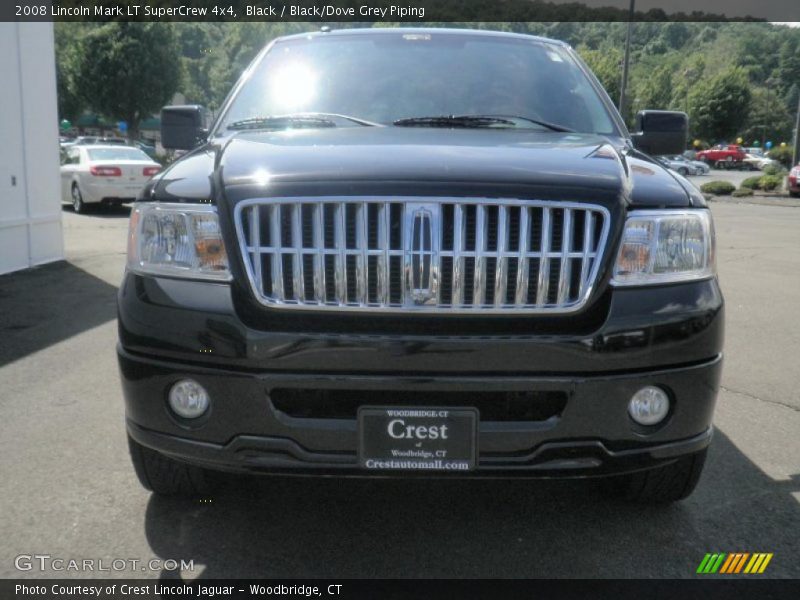 Black / Black/Dove Grey Piping 2008 Lincoln Mark LT SuperCrew 4x4