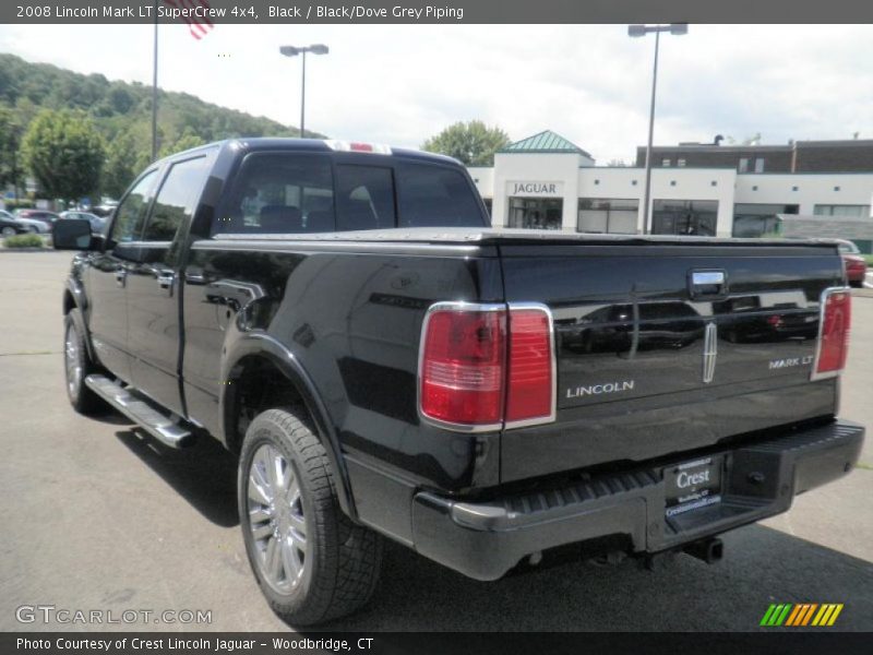Black / Black/Dove Grey Piping 2008 Lincoln Mark LT SuperCrew 4x4
