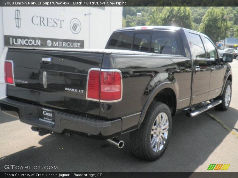 Black / Black/Dove Grey Piping 2008 Lincoln Mark LT SuperCrew 4x4