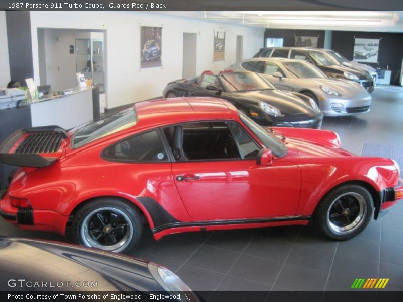 Guards Red / Black 1987 Porsche 911 Turbo Coupe