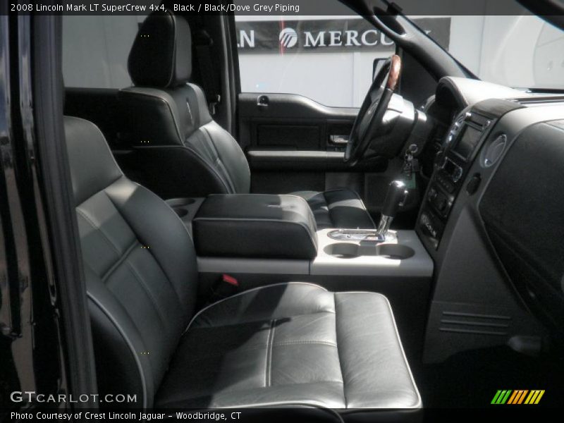 Black / Black/Dove Grey Piping 2008 Lincoln Mark LT SuperCrew 4x4